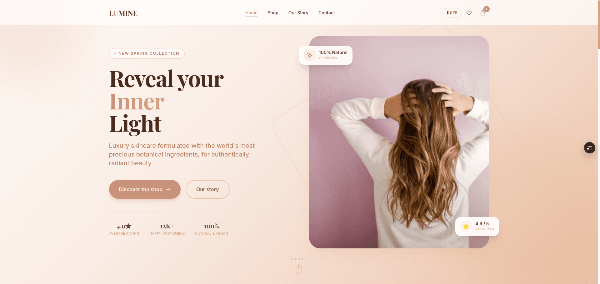 Lumine Beauty — boutique cosmétique